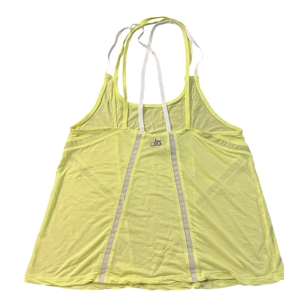Alo Yoga Yellow Tank Top Size Small